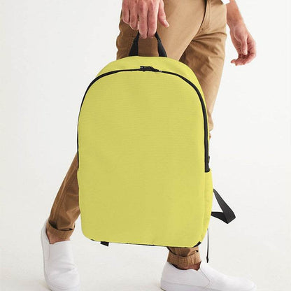 Medium-Light Medium Yellow Waterproof Backpack (LY2-ME-ML) - Man Holding CloseUp