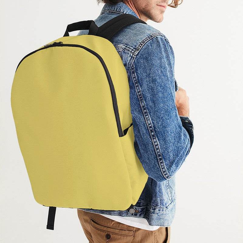 Medium-Light Medium Yellow Waterproof Backpack (LY3-ME-ML) - Man CloseUp