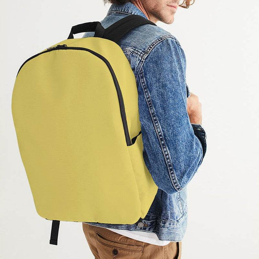 Medium-Light Medium Yellow Waterproof Backpack (LY3-ME-ML) - Man CloseUp