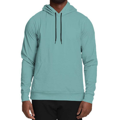 Medium-Light Muted Blue-Green Hoodie (CBG2-MU-ML) - Man Front