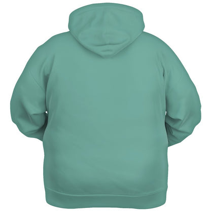 Medium-Light Muted Blue-Green Hoodie PLUS (BG-MU-ML) - Ghost Back PLUS
