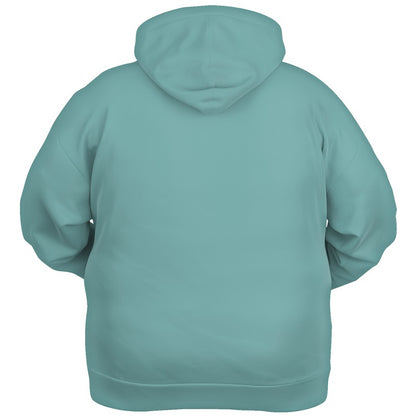 Medium-Light Muted Blue-Green Hoodie PLUS (CBG2-MU-ML) - Ghost Back PLUS