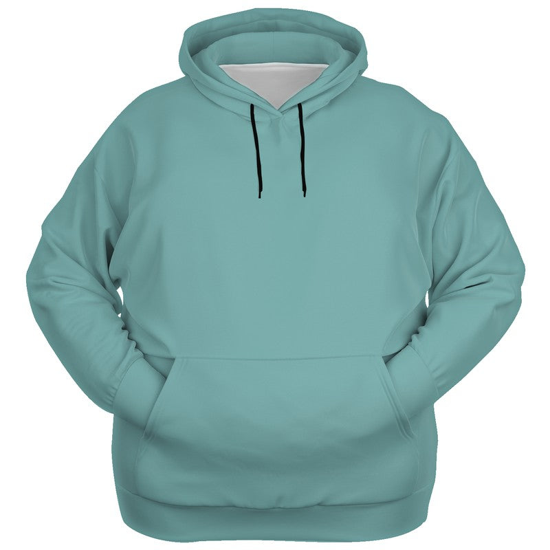 Medium-Light Muted Blue-Green Hoodie PLUS (CBG2-MU-ML) - Ghost Front PLUS