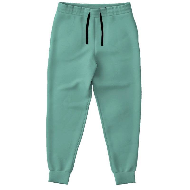 Medium-Light Muted Blue-Green Joggers (BG-MU-ML) - Front