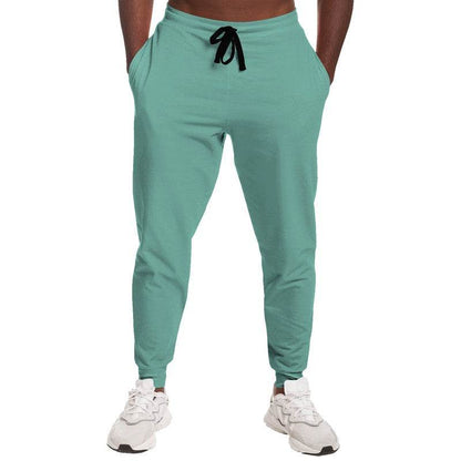 Medium-Light Muted Blue-Green Joggers (BG-MU-ML) - Man Front