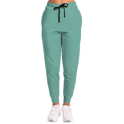 Medium-Light Muted Blue-Green Joggers (BG-MU-ML) - Woman Front
