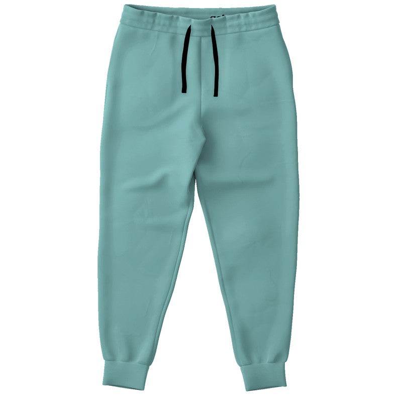 Medium-Light Muted Blue-Green Joggers (CBG2-MU-ML) - Front