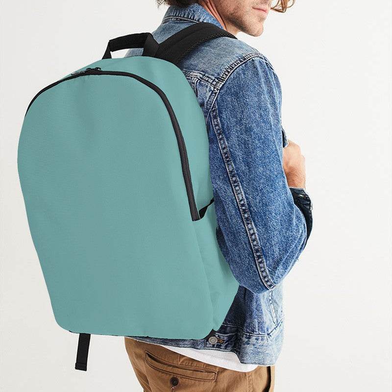 Medium-Light Muted Blue-Green Waterproof Backpack (CBG2-MU-ML) - Man CloseUp