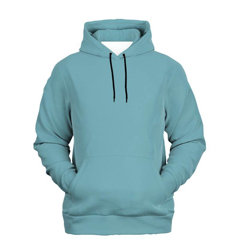 Medium-Light Muted Cyan Hoodie (C-MU-ML) - Ghost Front