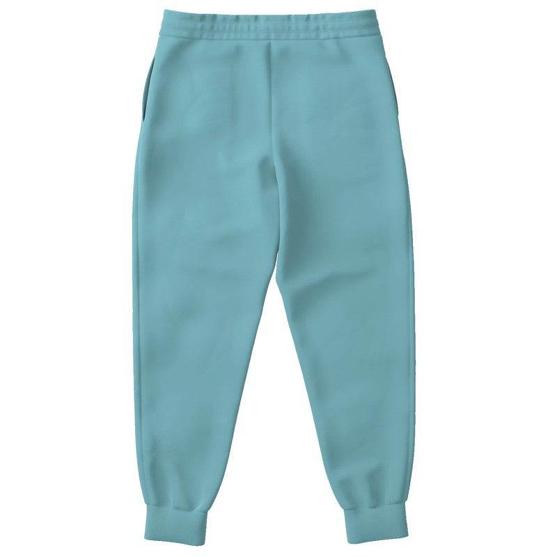 Medium-Light Muted Cyan Joggers (C-MU-ML) - Back