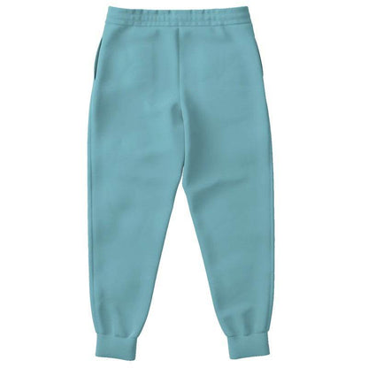 Medium-Light Muted Cyan Joggers (C-MU-ML) - Back