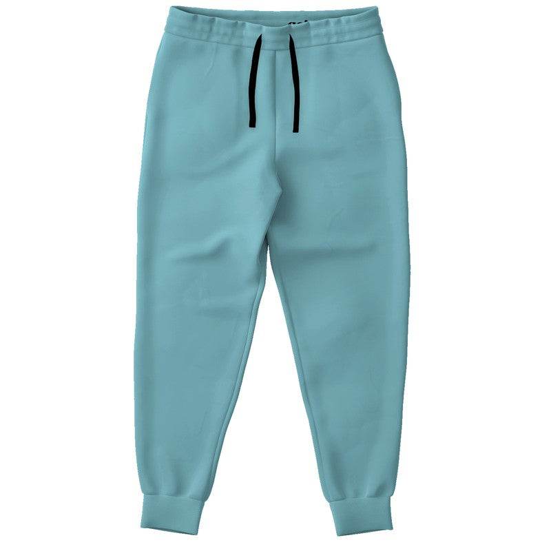 Medium-Light Muted Cyan Joggers (C-MU-ML) - Front