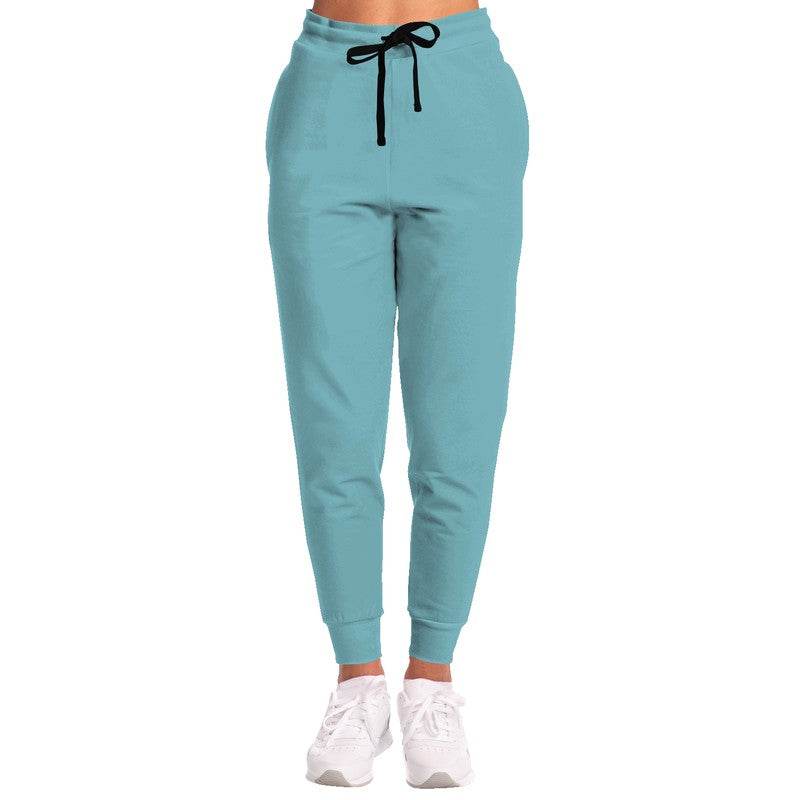 Medium-Light Muted Cyan Joggers (C-MU-ML) - Woman Front