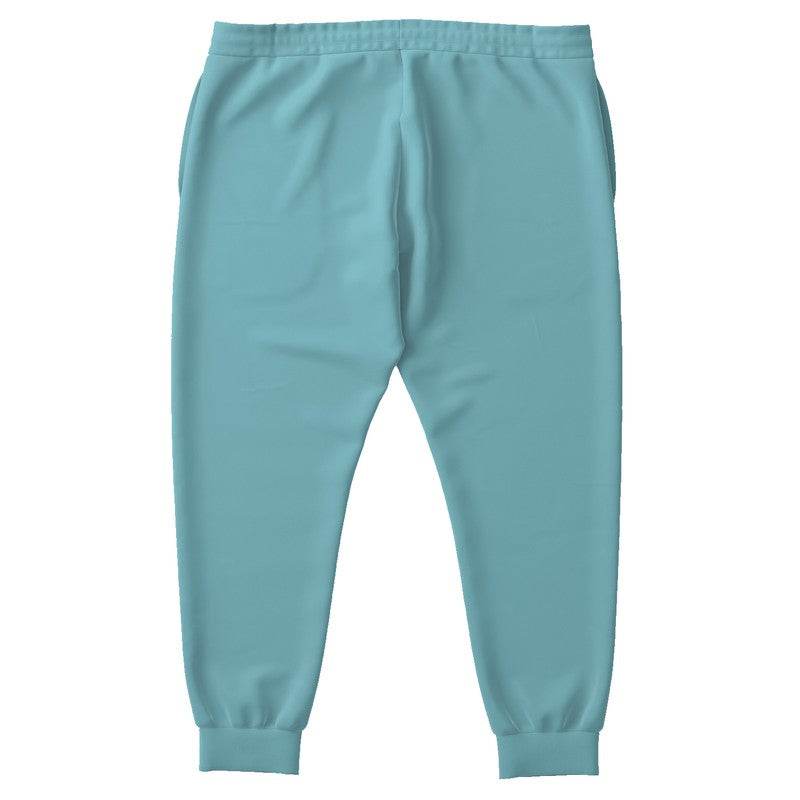 Medium-Light Muted Cyan Joggers PLUS (C-MU-ML) - Back PLUS