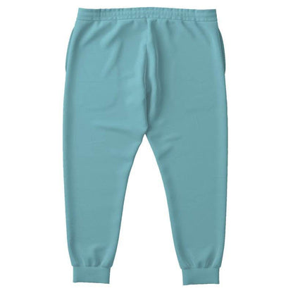 Medium-Light Muted Cyan Joggers PLUS (C-MU-ML) - Back PLUS