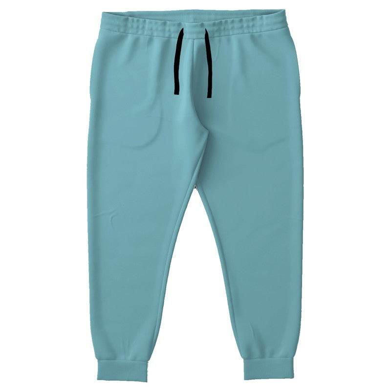 Medium-Light Muted Cyan Joggers PLUS (C-MU-ML) - Front PLUS