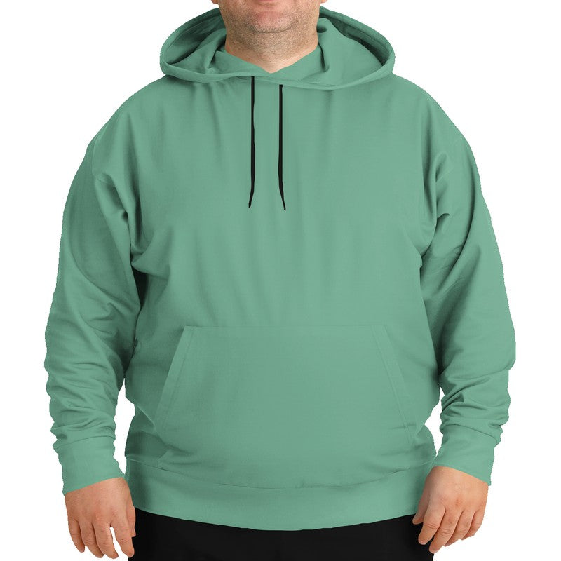 Medium-Light Muted Green Hoodie PLUS (BGG2-MU-ML) - Man Front PLUS