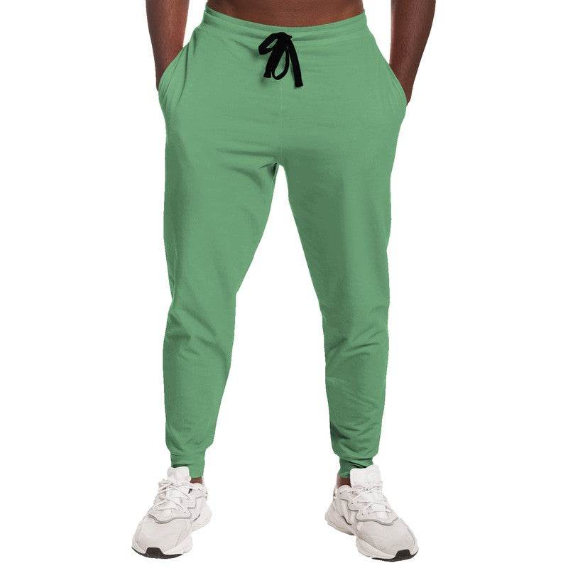 Medium-Light Muted Green Joggers (G-MU-ML) - Man Front