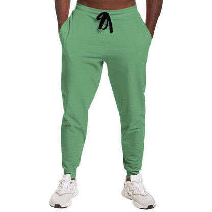 Medium-Light Muted Green Joggers (G-MU-ML) - Man Front
