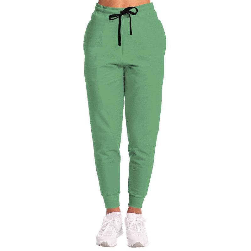 Medium-Light Muted Green Joggers (G-MU-ML) - Woman Front