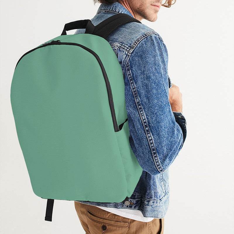 Medium-Light Muted Green Waterproof Backpack (BGG2-MU-ML) - Man CloseUp