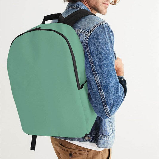 Medium-Light Muted Green Waterproof Backpack (BGG2-MU-ML) - Man CloseUp