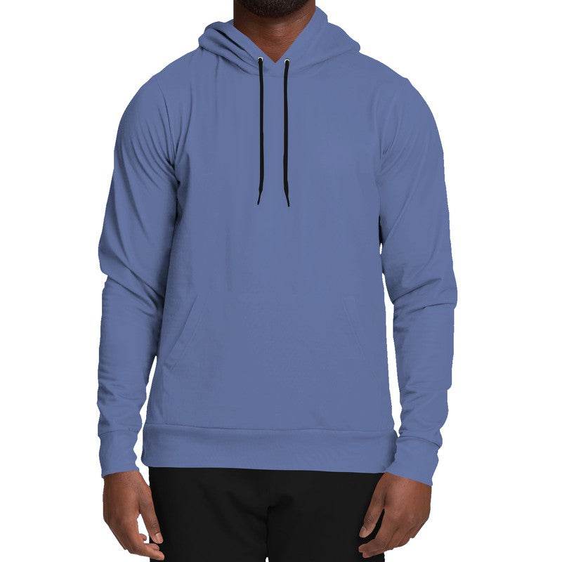 Medium-Light Muted Indigo Hoodie (I-MU-ML) - Man Front