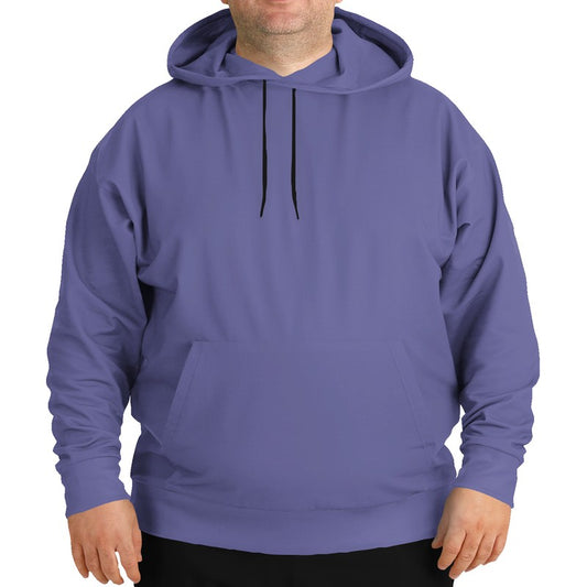 Medium-Light Muted Indigo Hoodie PLUS (PUI2-MU-ML) - Man Front PLUS