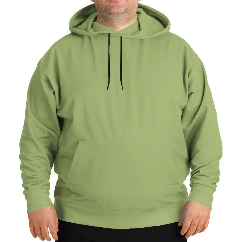 Medium-Light Muted Lime Hoodie PLUS (L-MU-ML) - Man Front PLUS