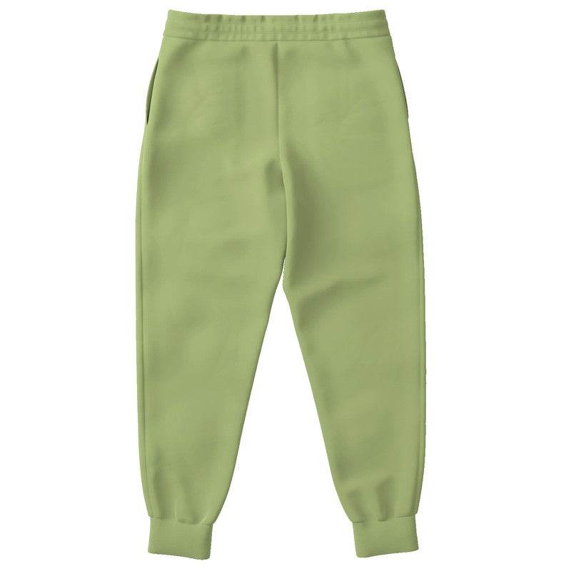 Medium-Light Muted Lime Joggers (L-MU-ML) - Back