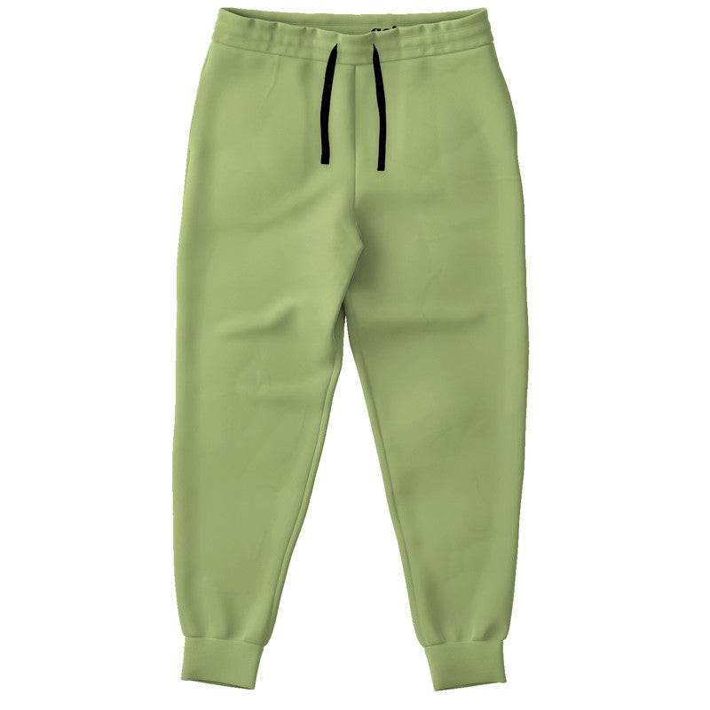 Medium-Light Muted Lime Joggers (L-MU-ML) - Front