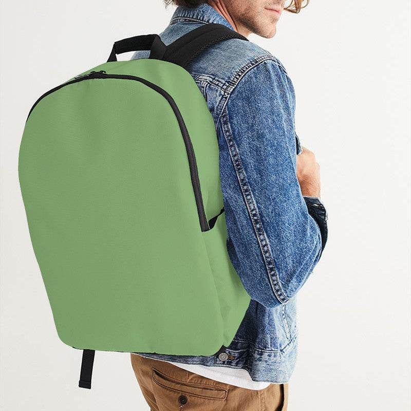 Medium-Light Muted Lime Waterproof Backpack (GL2-MU-ML) - Man CloseUp