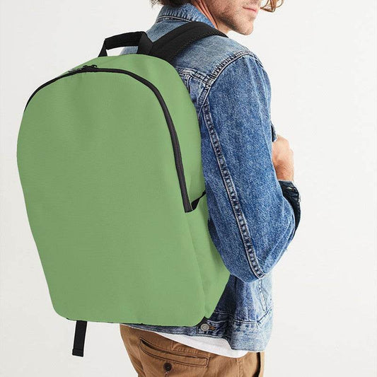 Medium-Light Muted Lime Waterproof Backpack (GL2-MU-ML) - Man CloseUp
