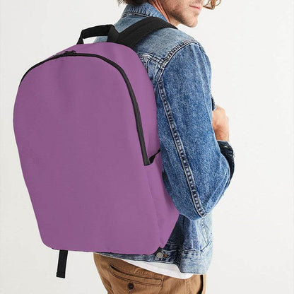 Medium-Light Muted Magenta Waterproof Backpack (M-MU-ML) - Man CloseUp