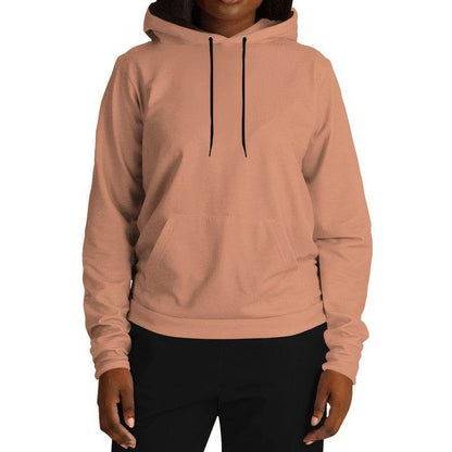 Medium-Light Muted Orange Hoodie (OR2-MU-ML) - Woman Front