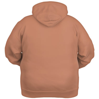 Medium-Light Muted Orange Hoodie PLUS (OR2-MU-ML) - Ghost Back PLUS