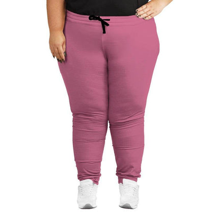 Medium-Light Muted Pink Joggers PLUS (PI-MU-ML) - Woman Front PLUS