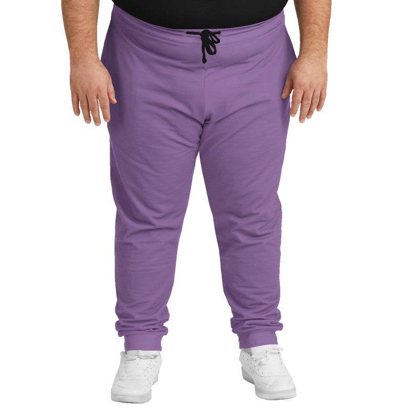 Medium-Light Muted Purple Joggers PLUS (MPU2-MU-ML) - Man Front PLUS