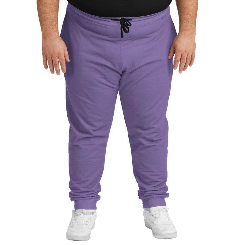 Medium-Light Muted Purple Joggers PLUS (PU-MU-ML) - Man Front PLUS