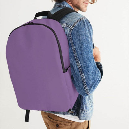 Medium-Light Muted Purple Waterproof Backpack (MPU2-MU-ML) - Man CloseUp