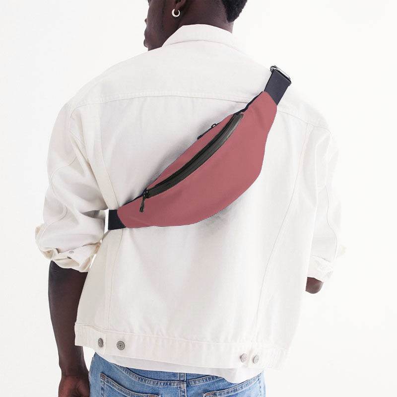Medium-Light Muted Red Belt Bag (RPI2-MU-ML) - Man Back