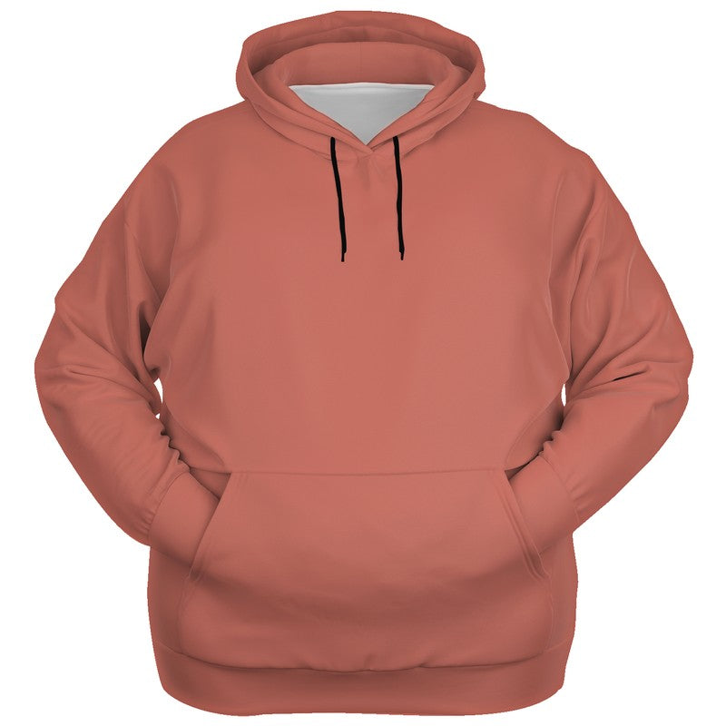 Medium-Light Muted Red Hoodie PLUS (R-MU-ML) - Ghost Front PLUS