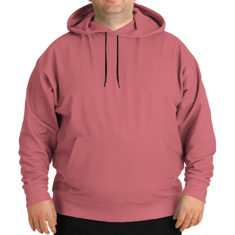 Medium-Light Muted Red Hoodie PLUS (RPI2-MU-ML) - Man Front PLUS