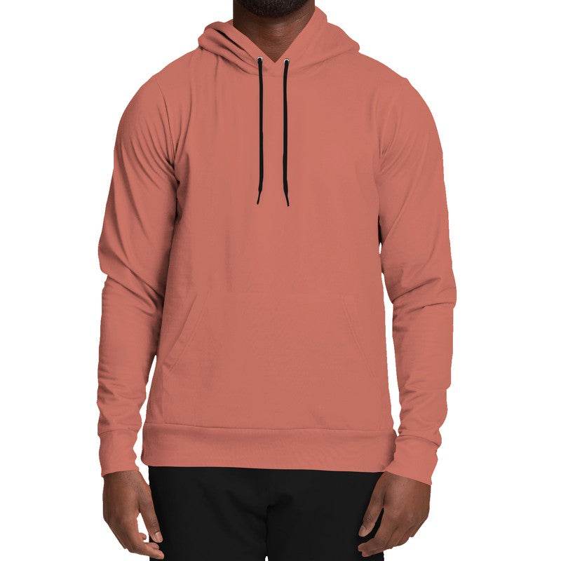 Medium-Light Muted Red Hoodie (R-MU-ML) - Man Front