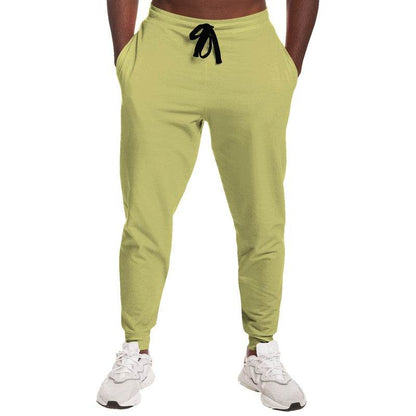 Medium-Light Muted Yellow Joggers (LY2-MU-ML) - Man Front