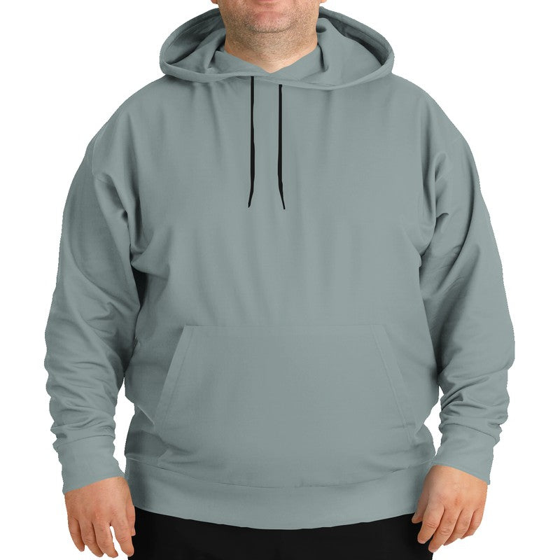 Medium-Light Neutral Blue-Green Hoodie PLUS (CBG2-NE-ML) - Man Front PLUS