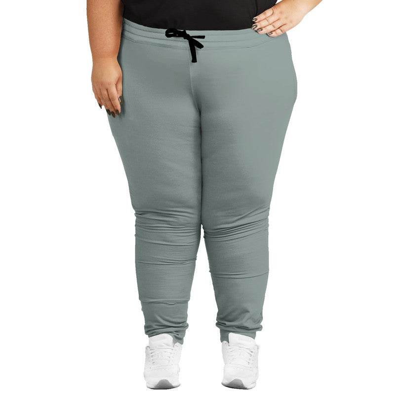 Medium-Light Neutral Blue-Green Joggers PLUS (BG-NE-ML) - Woman Front PLUS
