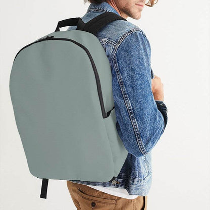 Medium-Light Neutral Blue-Green Waterproof Backpack (BG-NE-ML) - Man CloseUp