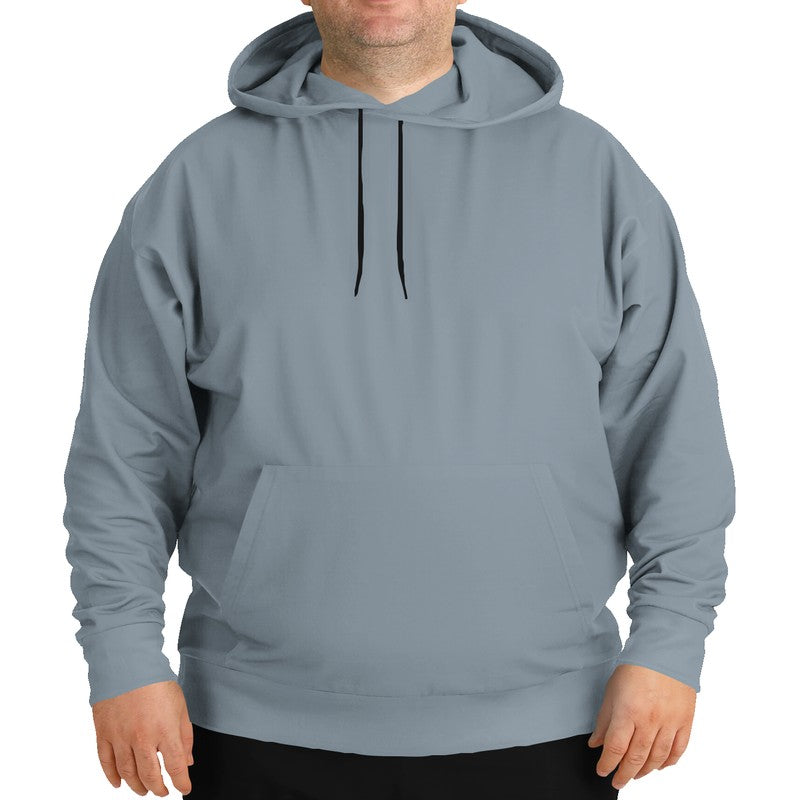 Medium-Light Neutral Blue Hoodie PLUS (B-NE-ML) - Man Front PLUS