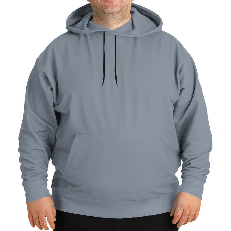 Medium-Light Neutral Blue Hoodie PLUS (IB2-NE-ML) - Man Front PLUS